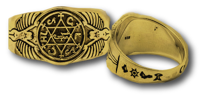 anillos salomon en dorado